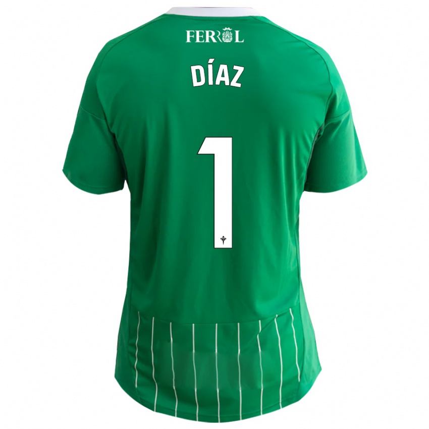 נשים לוקס דיאס #1 ירוק לבן ג'רזי ביתית 2025/26 חולצה קצרה