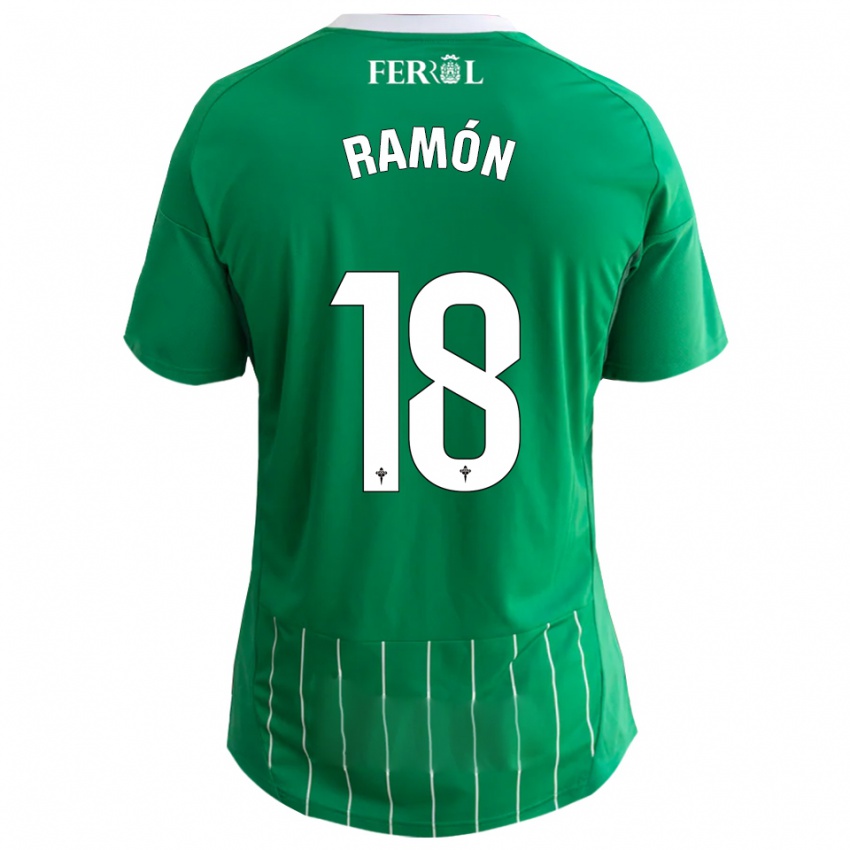 נשים אלברו רמון אלבארס #18 ירוק לבן ג'רזי ביתית 2025/26 חולצה קצרה