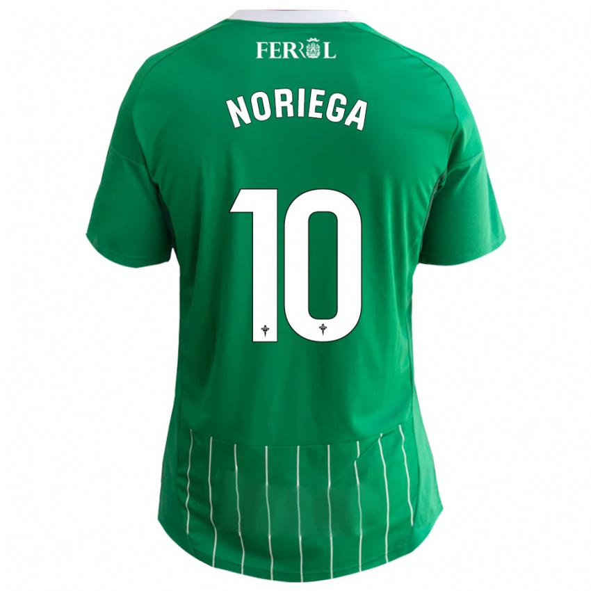 נשים Jairo Noriega #10 ירוק לבן ג'רזי ביתית 2025/26 חולצה קצרה