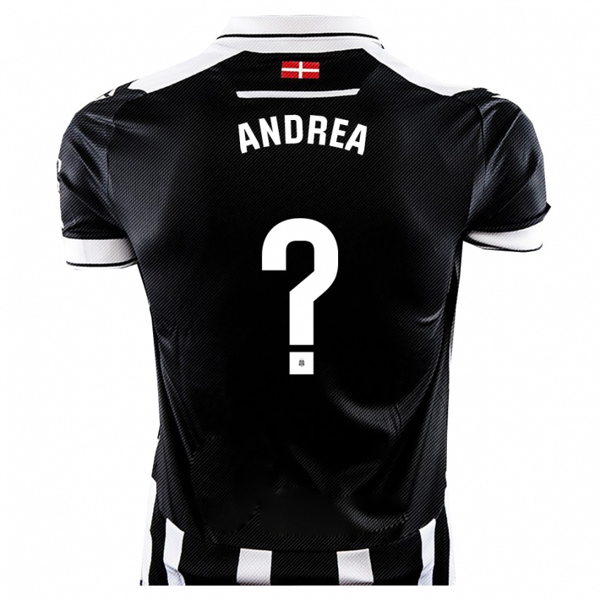 נשים Andrea Moreno #0 שחור לבן ג'רזי ביתית 2025/26 חולצה קצרה