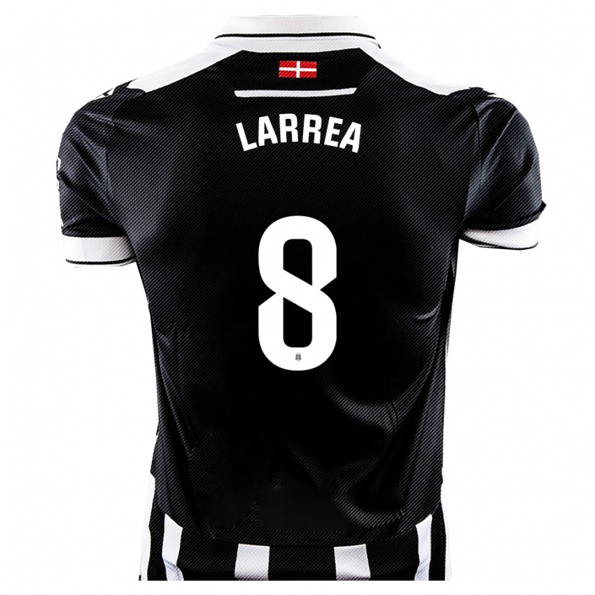 נשים פבלו לאראה #8 שחור לבן ג'רזי ביתית 2025/26 חולצה קצרה