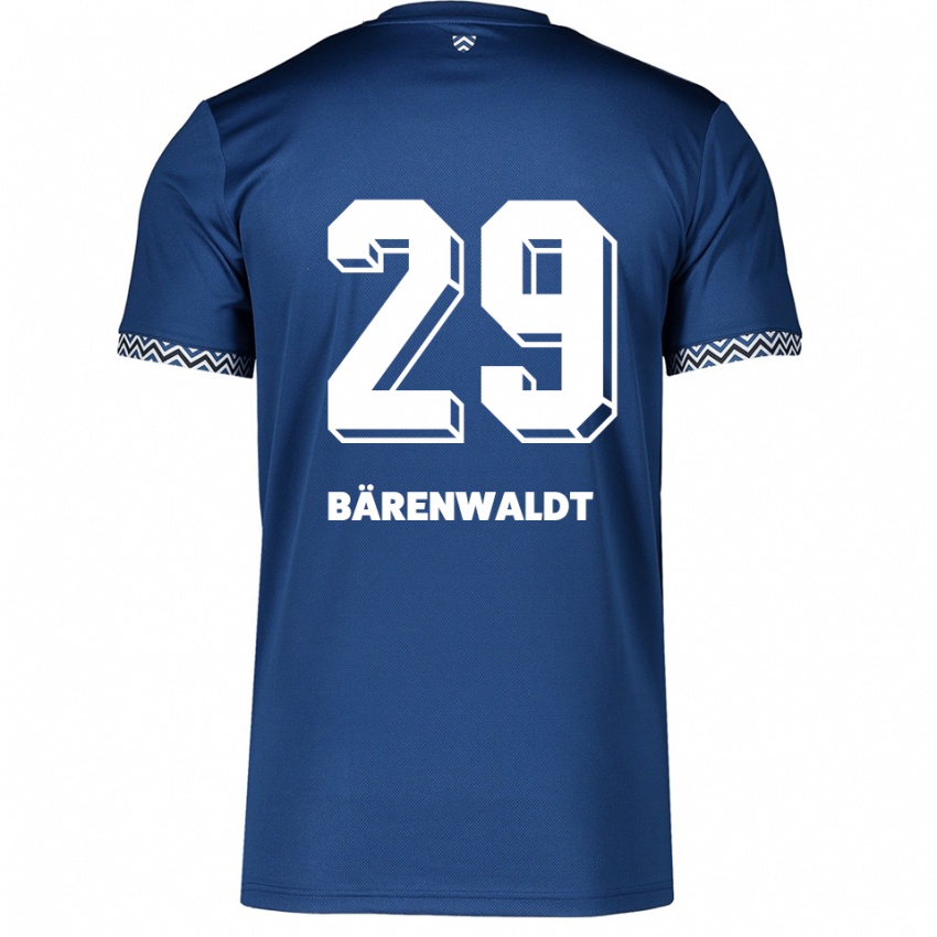 נשים Marie Bärenwaldt #29 כחול נייבי לבן ג'רזי ביתית 2025/26 חולצה קצרה