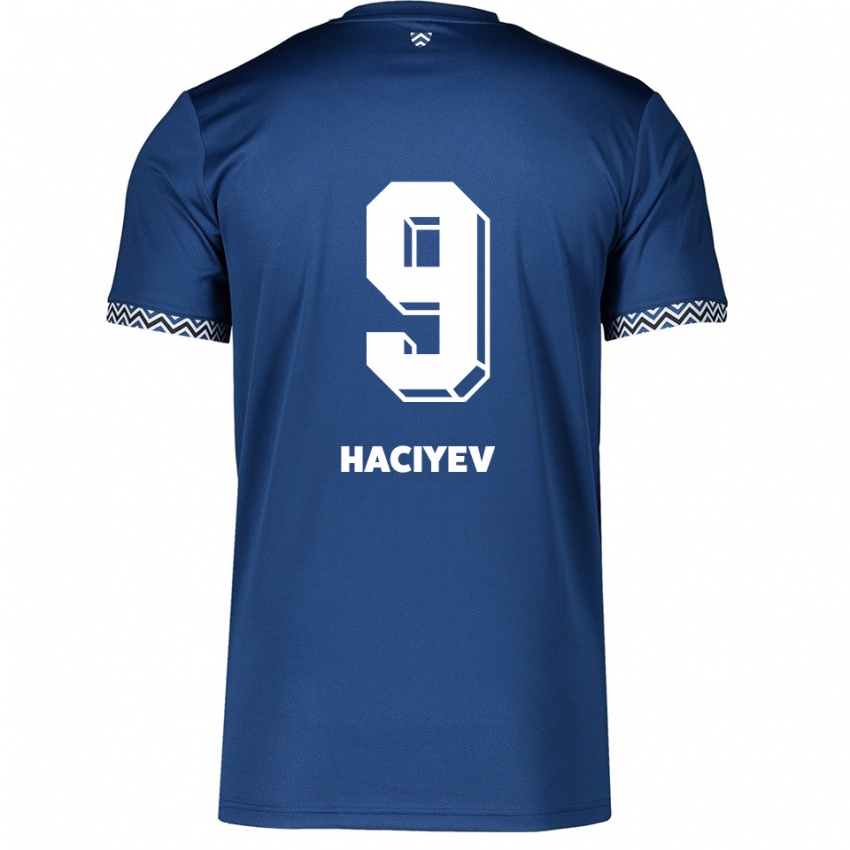 נשים Ceyhun Haciyev #9 כחול נייבי לבן ג'רזי ביתית 2025/26 חולצה קצרה