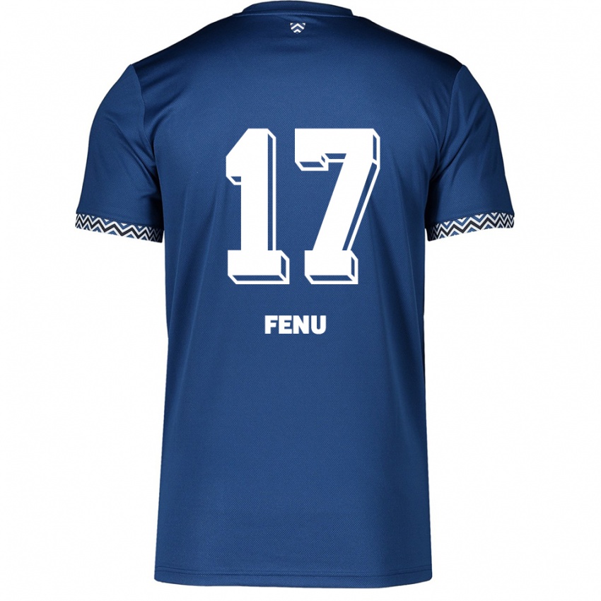 נשים Inci Fenu #17 כחול נייבי לבן ג'רזי ביתית 2025/26 חולצה קצרה