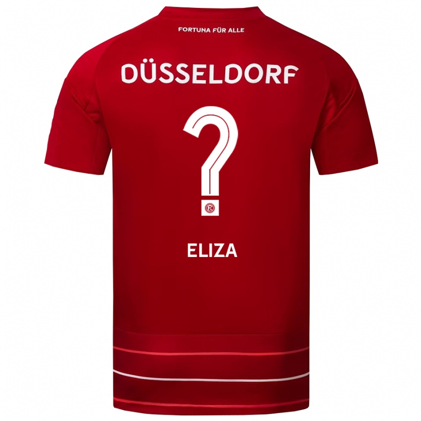 נשים Eliza Bivolaku #0 אדום לבן ג'רזי ביתית 2025/26 חולצה קצרה