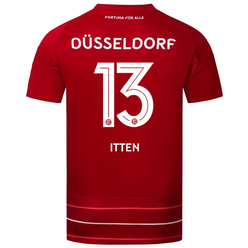 נשים סדריק איטן #13 אדום לבן ג'רזי ביתית 2025/26 חולצה קצרה