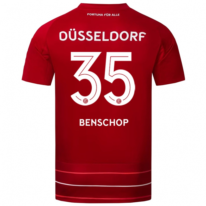 נשים צ'רליסון בנסחופ #35 אדום לבן ג'רזי ביתית 2025/26 חולצה קצרה