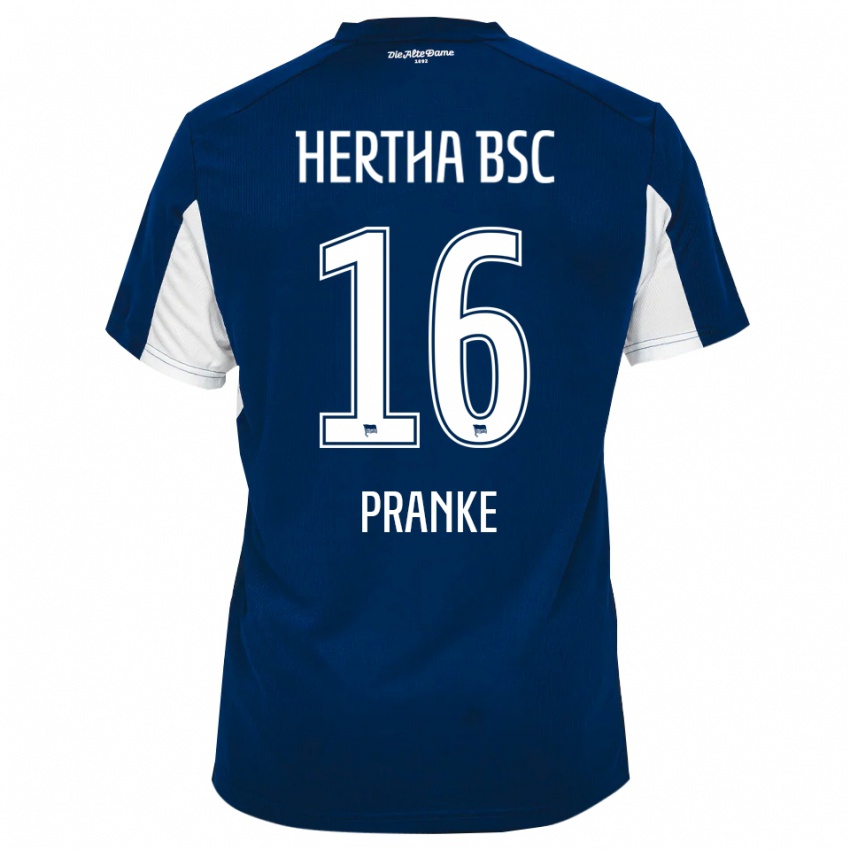 נשים מארה פרנקה #16 לבן כחול ג'רזי ביתית 2025/26 חולצה קצרה