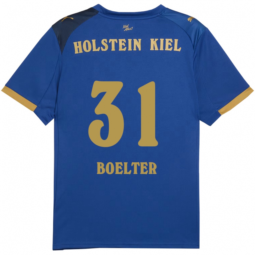 נשים פליקס בולטר #31 כחול זהב ג'רזי ביתית 2025/26 חולצה קצרה