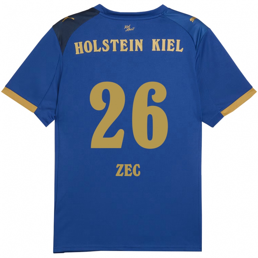 נשים דייוויד זץ #26 כחול זהב ג'רזי ביתית 2025/26 חולצה קצרה