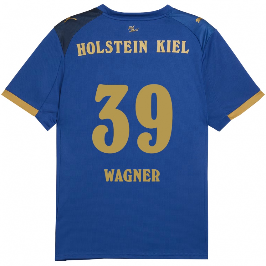 נשים Robert Wagner #39 כחול זהב ג'רזי ביתית 2025/26 חולצה קצרה