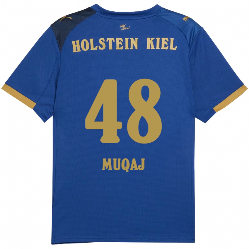 נשים חאמזה מוקאג׳ #48 כחול זהב ג'רזי ביתית 2025/26 חולצה קצרה