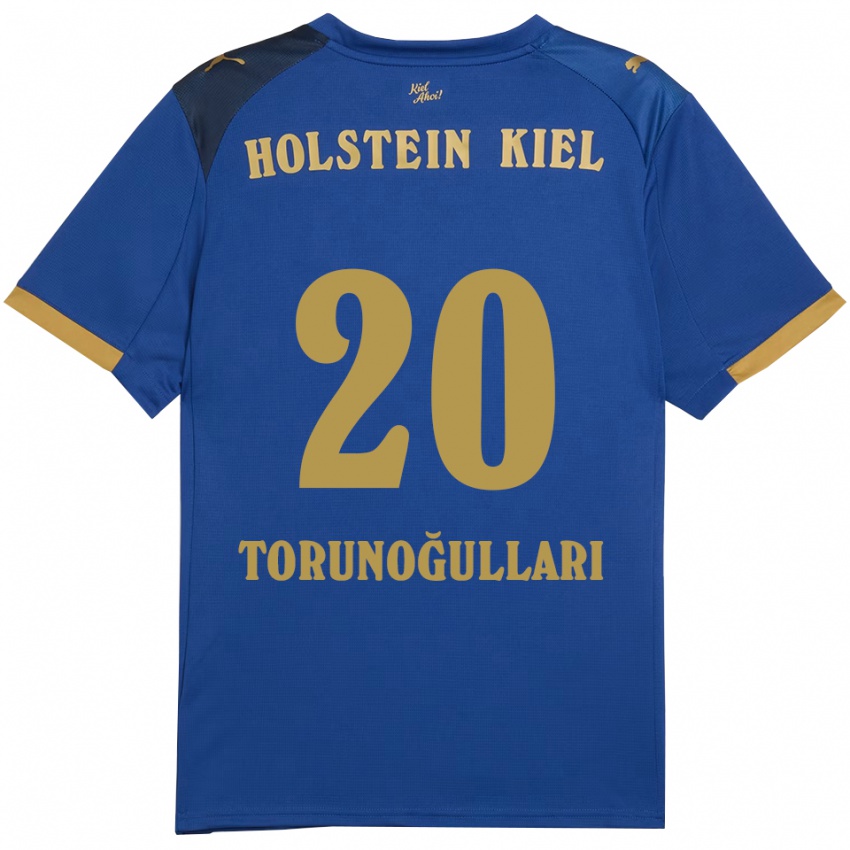 נשים Emin Torunoğulları #20 כחול זהב ג'רזי ביתית 2025/26 חולצה קצרה