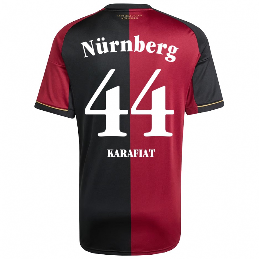 נשים אונדז'יי קרפיאט #44 בורדו שחור ג'רזי ביתית 2025/26 חולצה קצרה