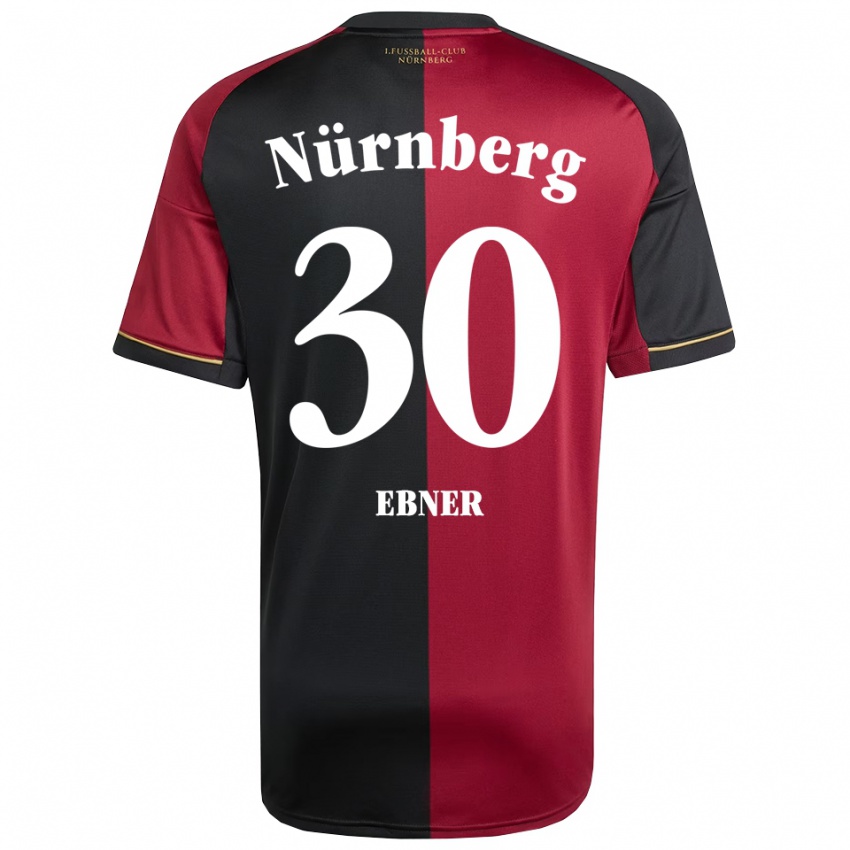 נשים גיל אבנר #30 בורדו שחור ג'רזי ביתית 2025/26 חולצה קצרה