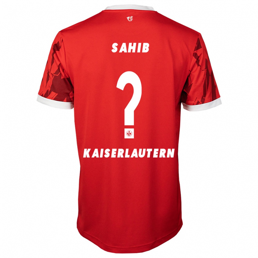 נשים Yanis Sahib #0 אדום לבן ג'רזי ביתית 2025/26 חולצה קצרה