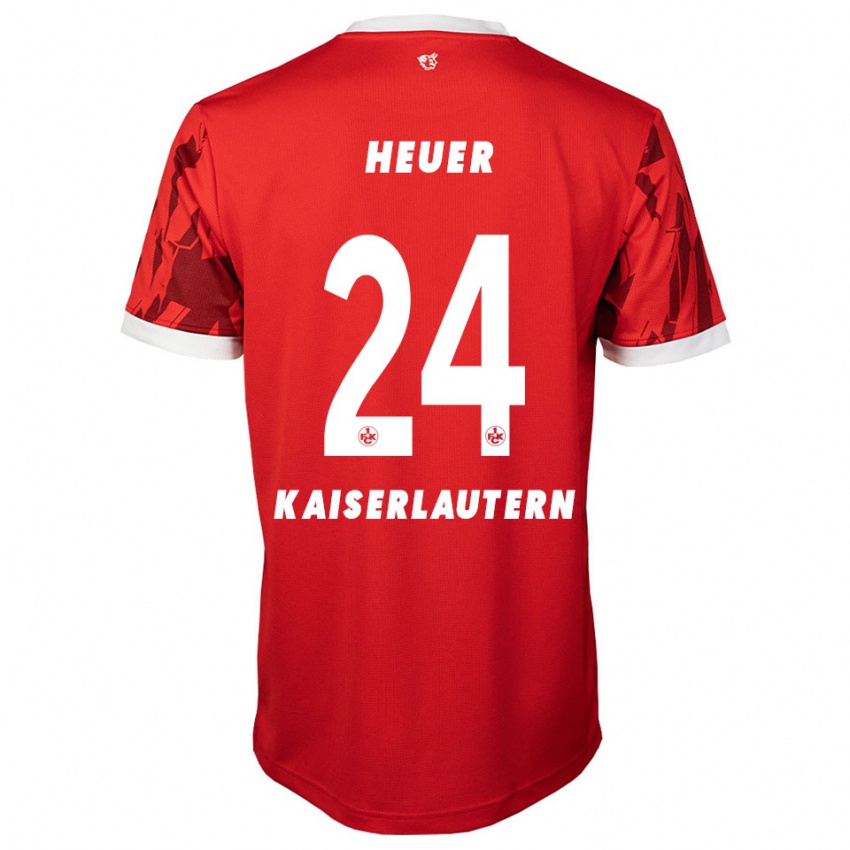 נשים ג׳ניס הוייר #24 אדום לבן ג'רזי ביתית 2025/26 חולצה קצרה