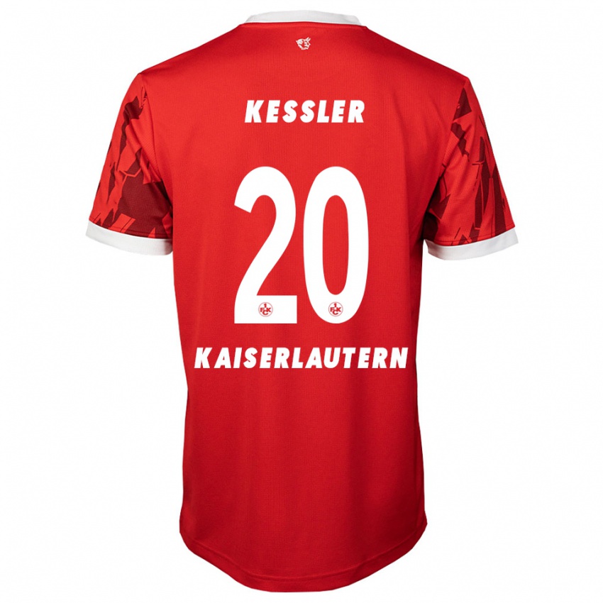 נשים Louis Keßler #20 אדום לבן ג'רזי ביתית 2025/26 חולצה קצרה