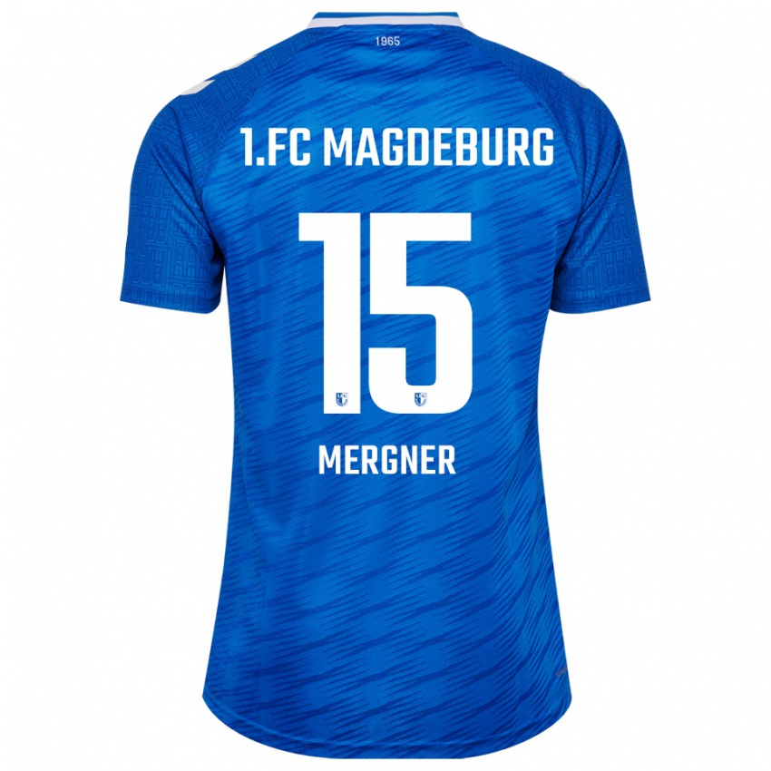 נשים לאון נואל מרגנר #15 כחול לבן ג'רזי ביתית 2025/26 חולצה קצרה