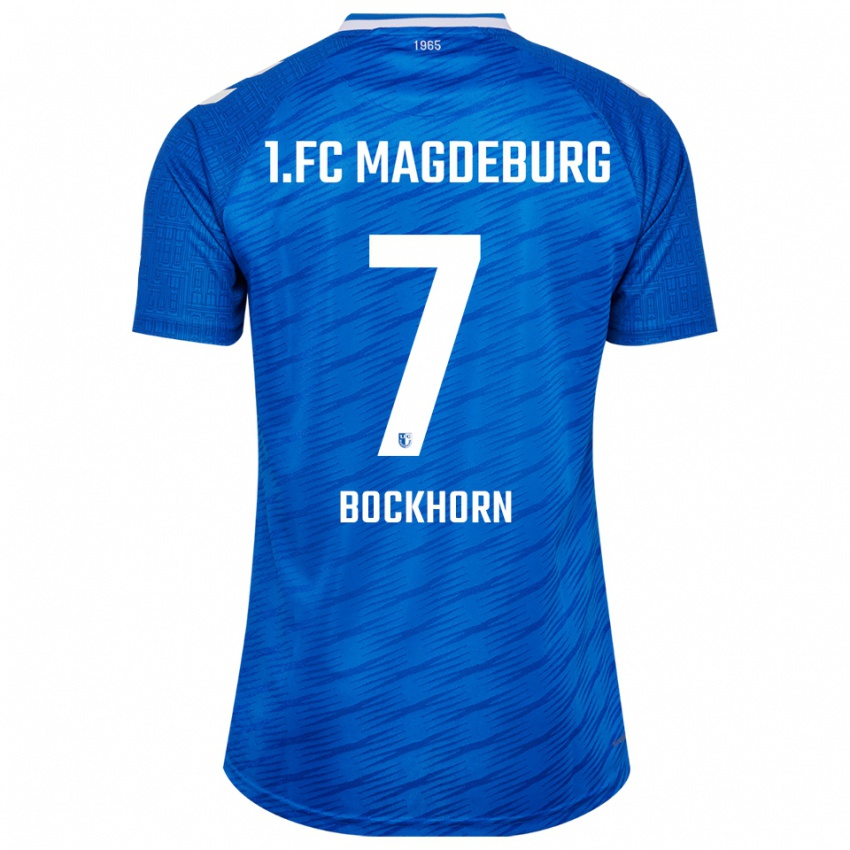 נשים הרברט בוקהורן #7 כחול לבן ג'רזי ביתית 2025/26 חולצה קצרה