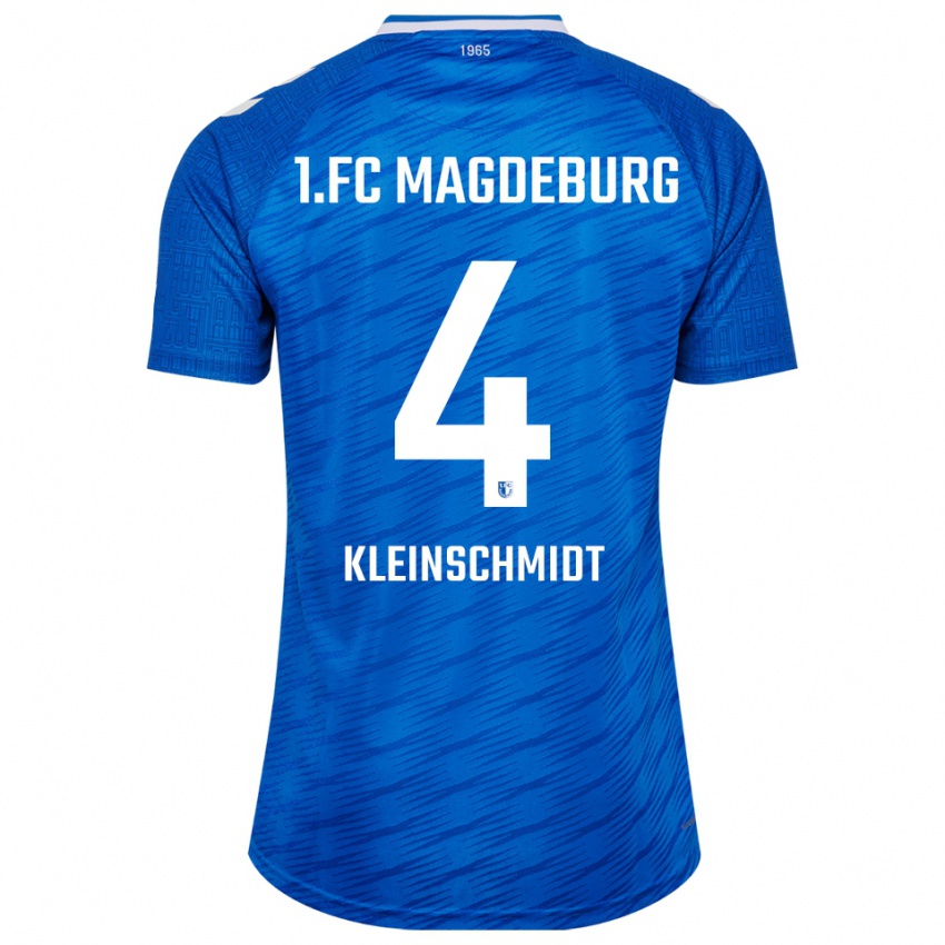 נשים מקס קליינשמידט #4 כחול לבן ג'רזי ביתית 2025/26 חולצה קצרה
