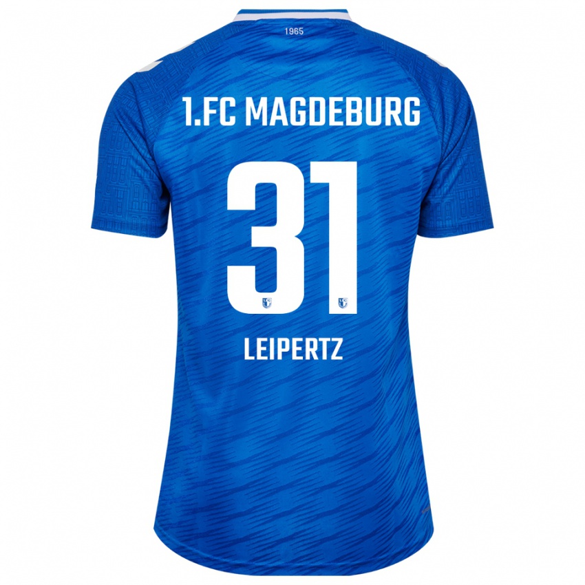 נשים רוברט לייפרץ #31 כחול לבן ג'רזי ביתית 2025/26 חולצה קצרה