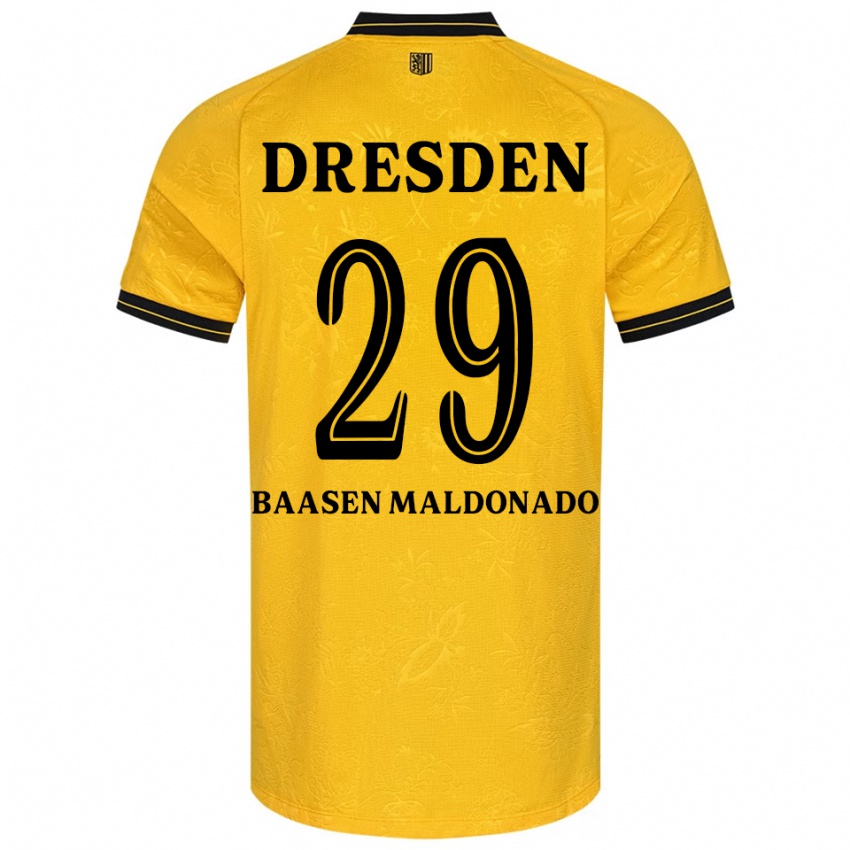 נשים לואיס-אלכסנדר באזן מלדונאדו #29 צהוב שחור ג'רזי ביתית 2025/26 חולצה קצרה