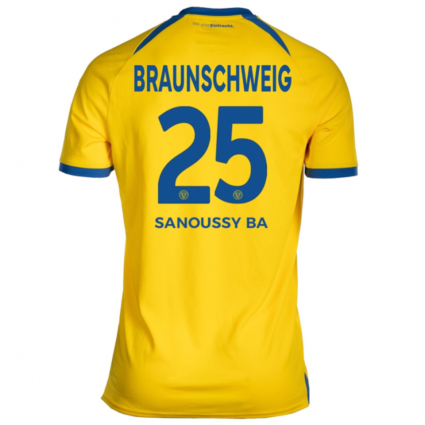 נשים סאנוסי בה #25 צהוב כחול ג'רזי ביתית 2025/26 חולצה קצרה