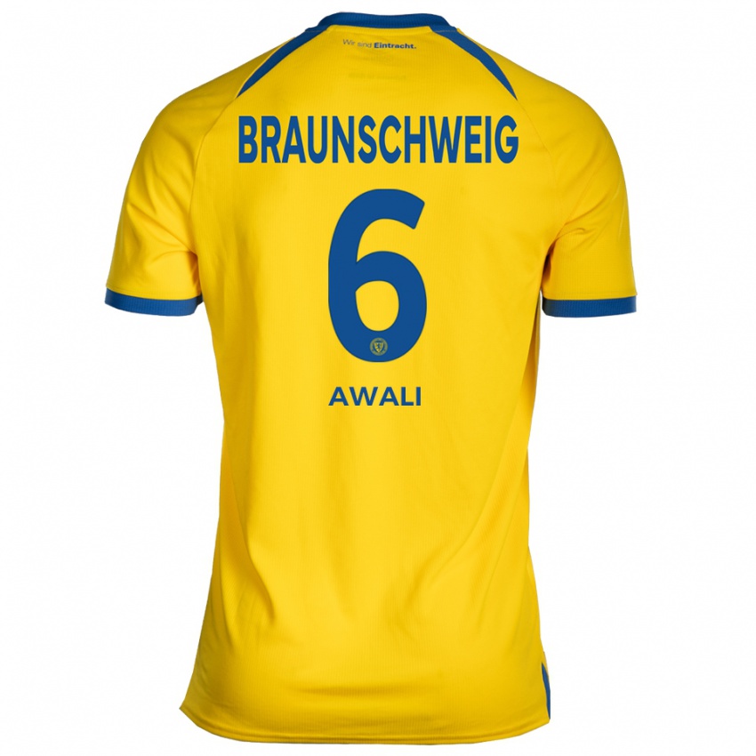 נשים Abdel-Haq Awali #6 צהוב כחול ג'רזי ביתית 2025/26 חולצה קצרה