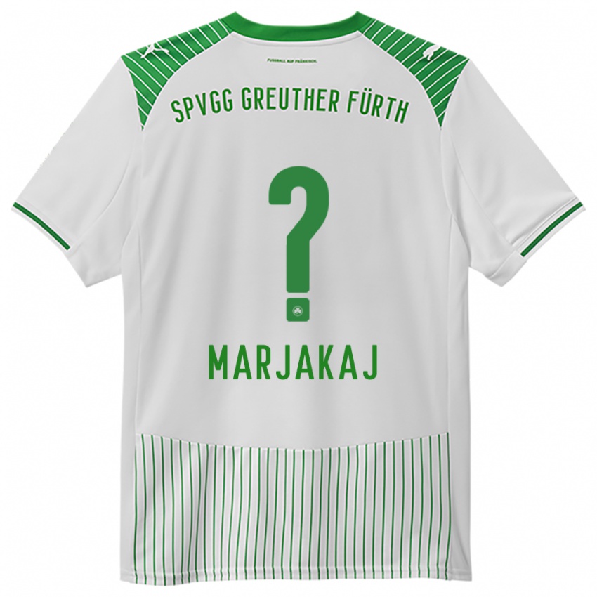 נשים Sabina Marjakaj #0 לבן ירוק ג'רזי ביתית 2025/26 חולצה קצרה