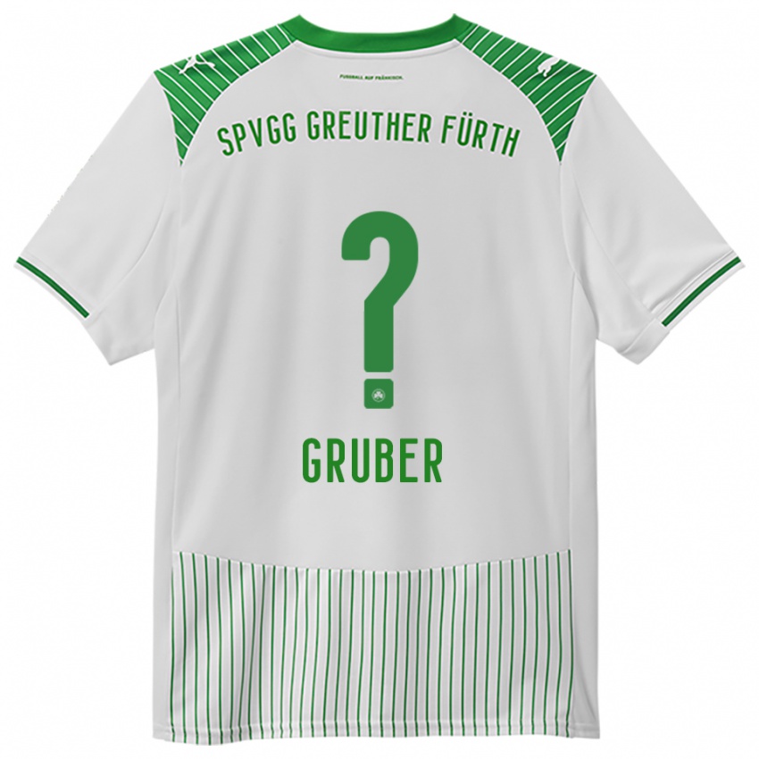 נשים Judith Gruber #0 לבן ירוק ג'רזי ביתית 2025/26 חולצה קצרה