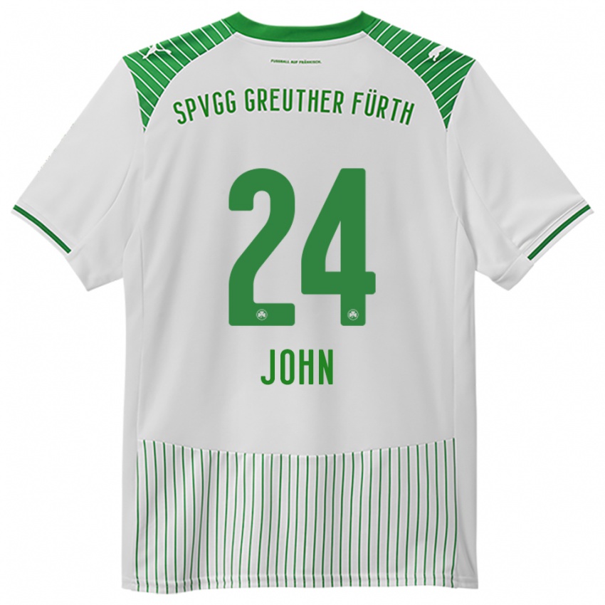 נשים מרקו ג'ון #24 לבן ירוק ג'רזי ביתית 2025/26 חולצה קצרה