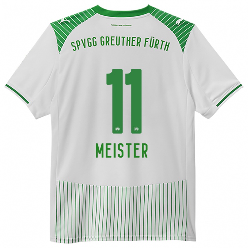 נשים Christoph Meister #11 לבן ירוק ג'רזי ביתית 2025/26 חולצה קצרה