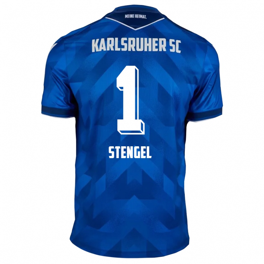 נשים Konstantin Stengel #1 כחול לבן ג'רזי ביתית 2025/26 חולצה קצרה