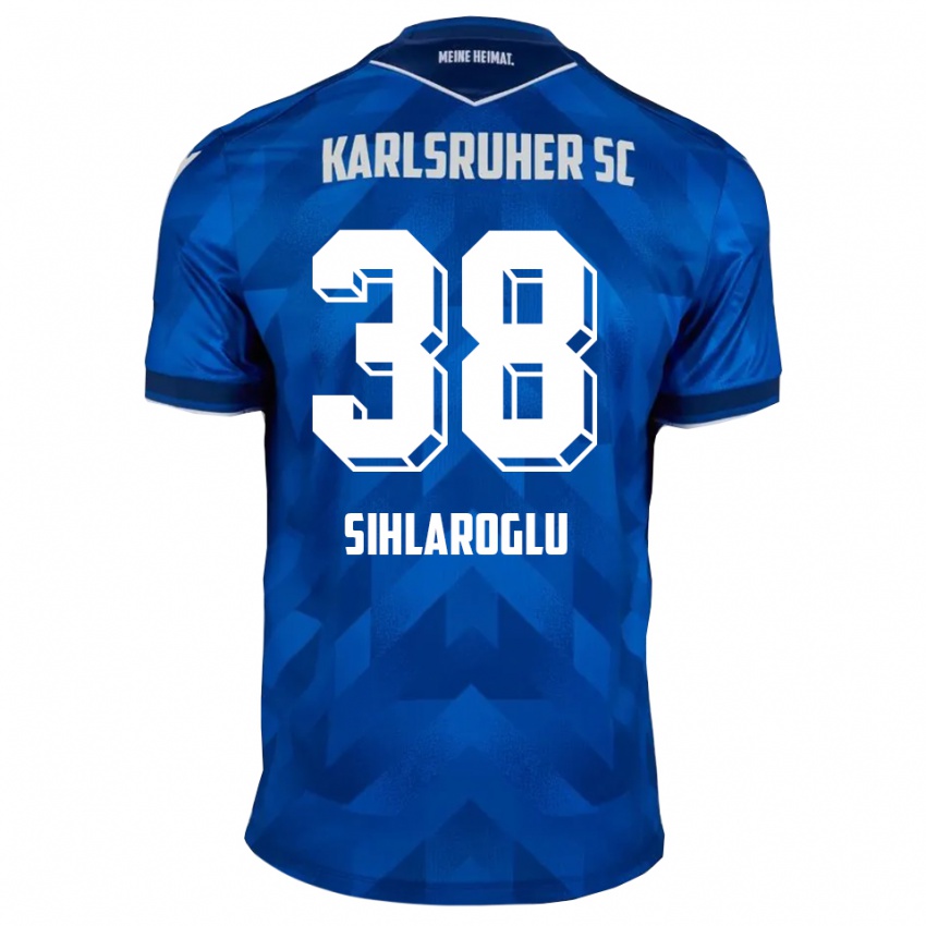 נשים Efe-Kaan Sihlaroglu #38 כחול לבן ג'רזי ביתית 2025/26 חולצה קצרה