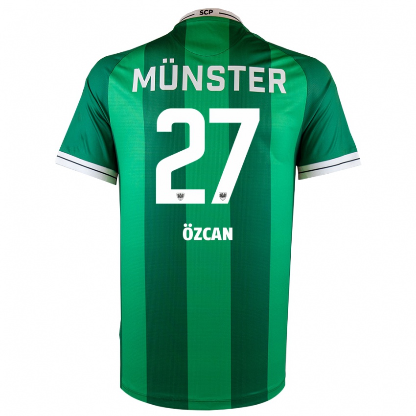 נשים Kenan Özcan #27 ירוק לבן ג'רזי ביתית 2025/26 חולצה קצרה