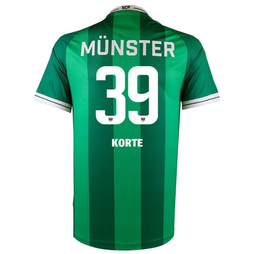 נשים ג׳אקוב בנג׳מין קורט #39 ירוק לבן ג'רזי ביתית 2025/26 חולצה קצרה