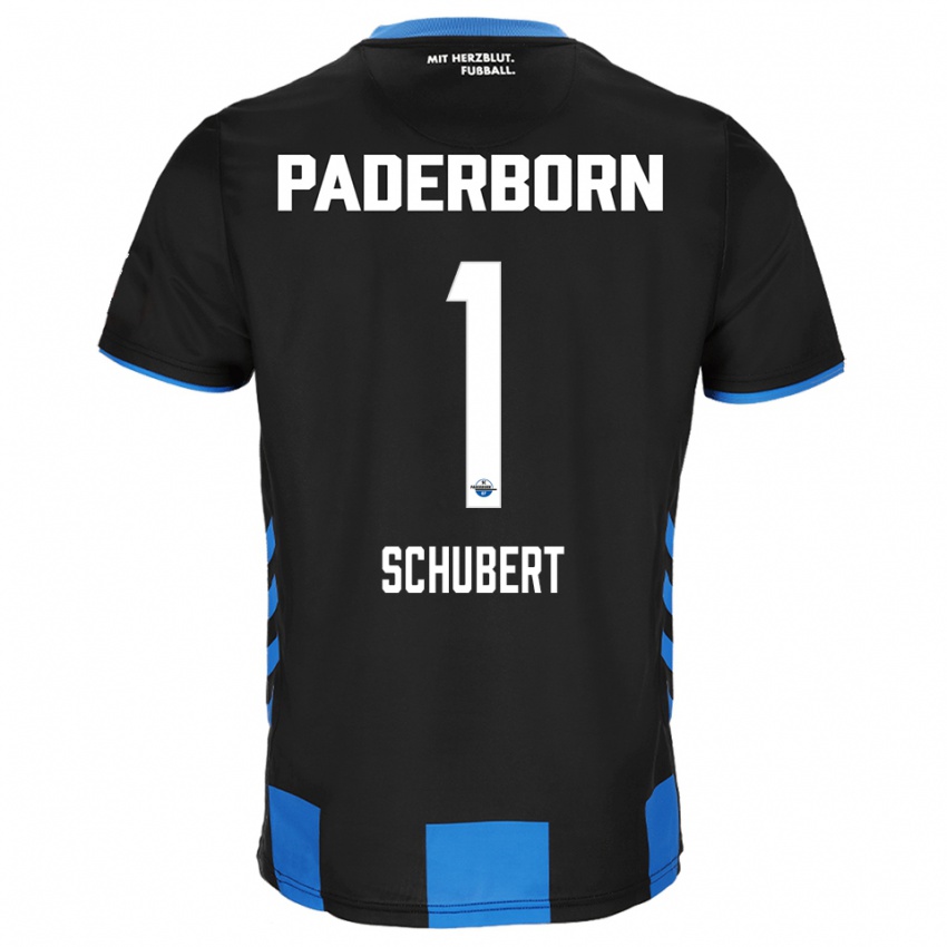 נשים מרקוס שוברט #1 שחור כחול ג'רזי ביתית 2025/26 חולצה קצרה