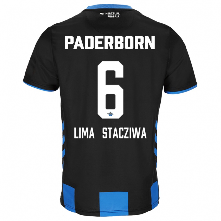 נשים Neo Lima Stacziwa #6 שחור כחול ג'רזי ביתית 2025/26 חולצה קצרה