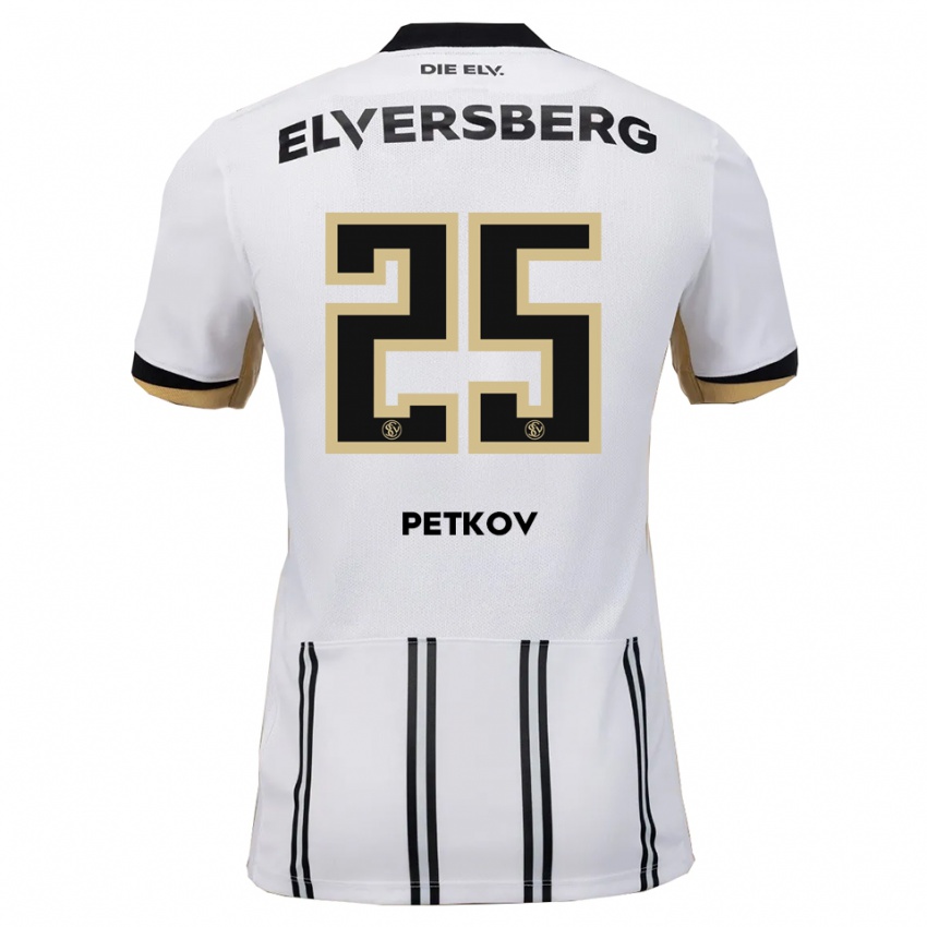 נשים לוקאס פטקוב #25 לבן שחור ג'רזי ביתית 2025/26 חולצה קצרה