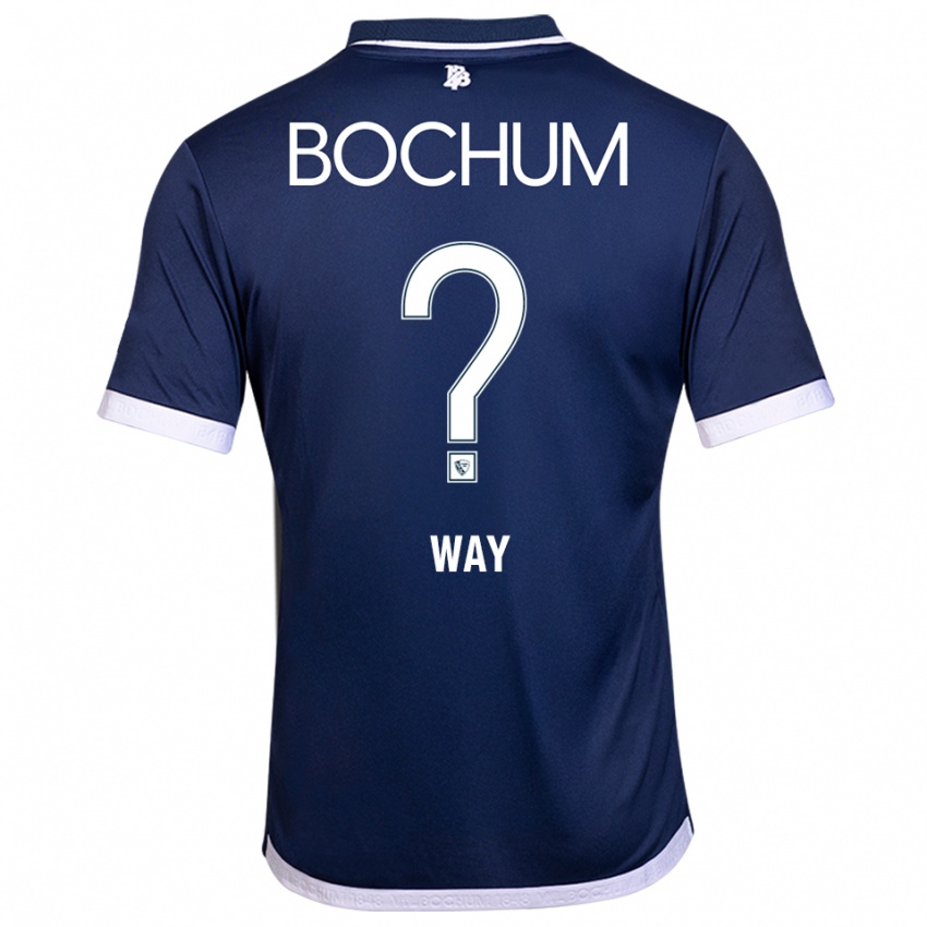 נשים Cecilia Way #0 כחול נייבי לבן ג'רזי ביתית 2025/26 חולצה קצרה