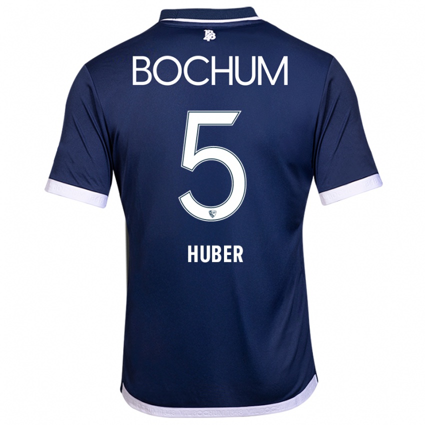 נשים ליליאן הובר #5 כחול נייבי לבן ג'רזי ביתית 2025/26 חולצה קצרה