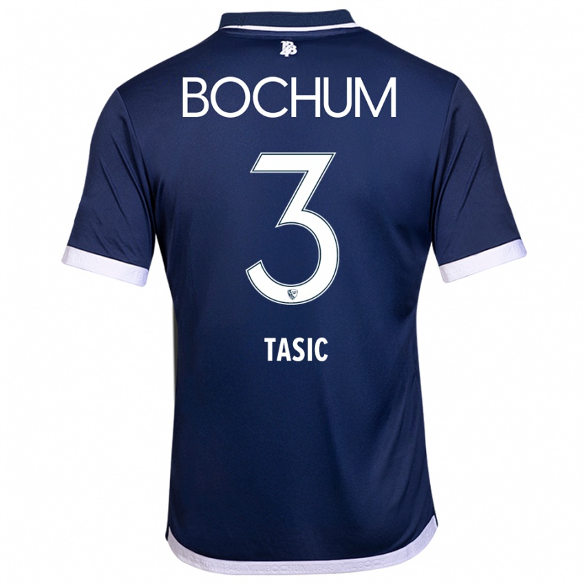 נשים סטיבן טאסיק #3 כחול נייבי לבן ג'רזי ביתית 2025/26 חולצה קצרה