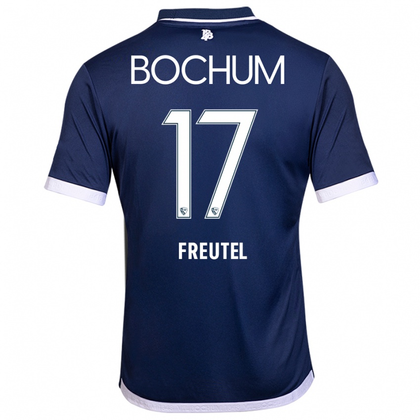 נשים שרה פרויטל #17 כחול נייבי לבן ג'רזי ביתית 2025/26 חולצה קצרה