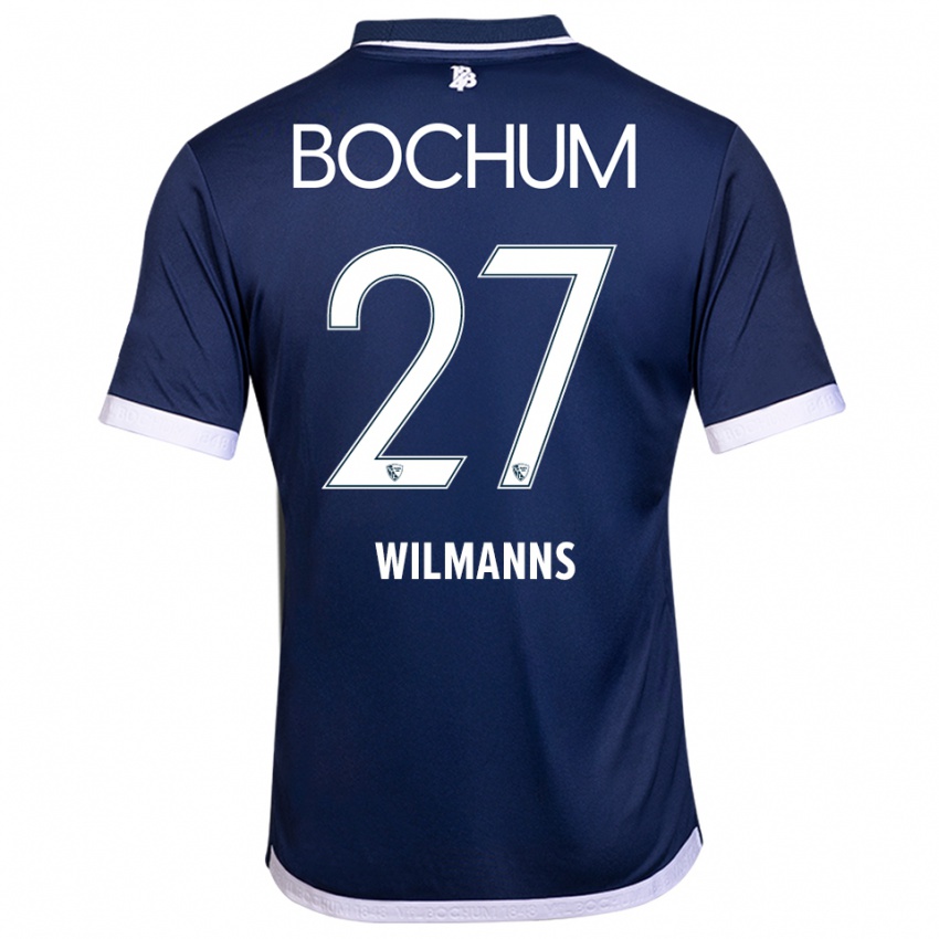 נשים Anjo Wilmanns #27 כחול נייבי לבן ג'רזי ביתית 2025/26 חולצה קצרה