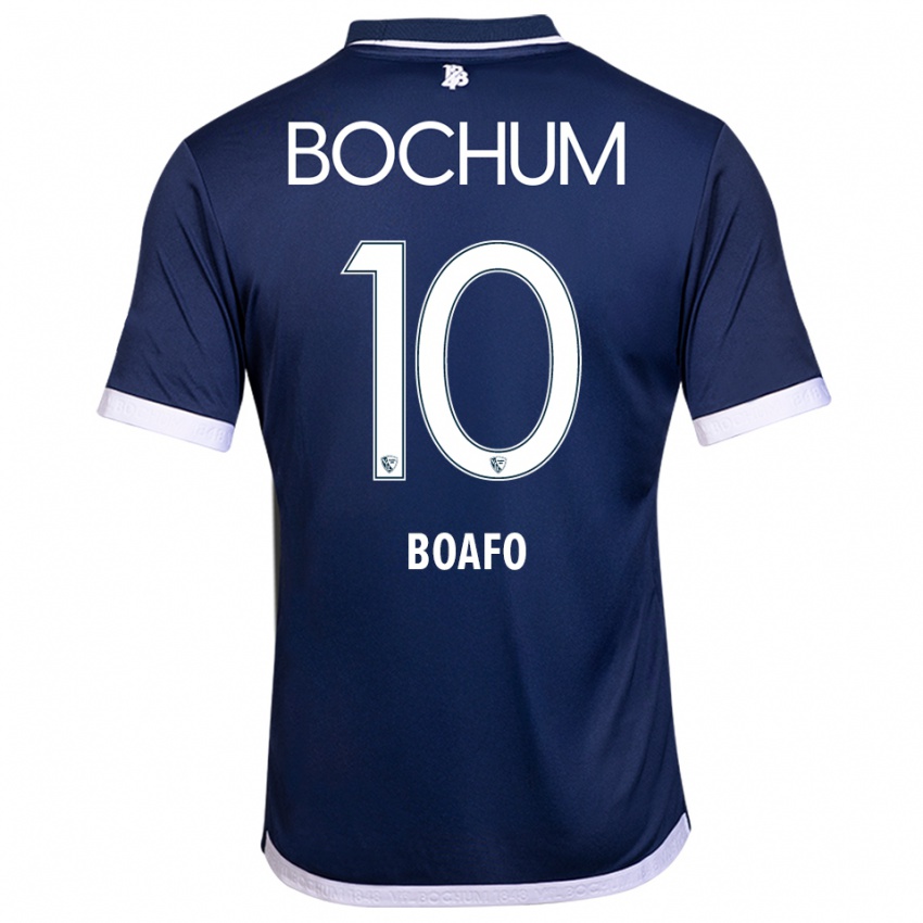 נשים Divine Boafo #10 כחול נייבי לבן ג'רזי ביתית 2025/26 חולצה קצרה