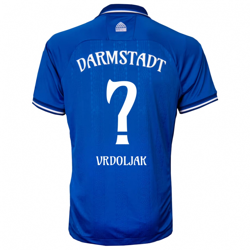 נשים טומיסלאב ורדוליאק #0 כחול לבן ג'רזי ביתית 2025/26 חולצה קצרה