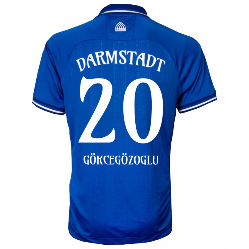 נשים Musa Gökcegözoglu #20 כחול לבן ג'רזי ביתית 2025/26 חולצה קצרה