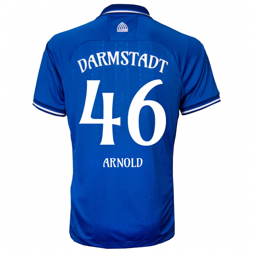 נשים Tim Arnold #46 כחול לבן ג'רזי ביתית 2025/26 חולצה קצרה