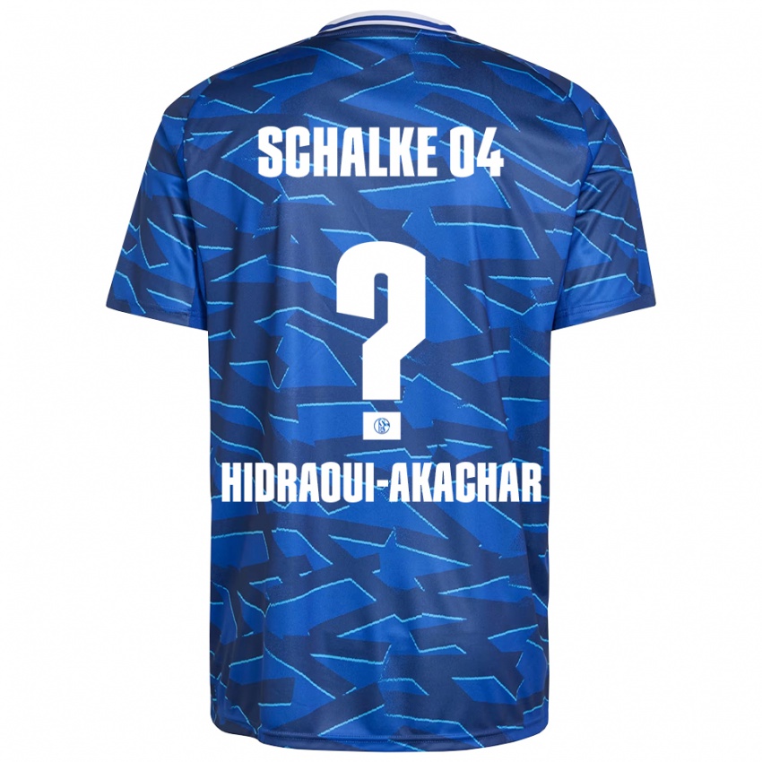 נשים Yassin Hidraoui-Akachar #0 כחול רויאל לבן ג'רזי ביתית 2025/26 חולצה קצרה